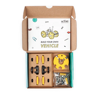 The Off Bits BLAZEBIT Build-it-Yourself 3-in-1 Vehicle Kit - Yellow