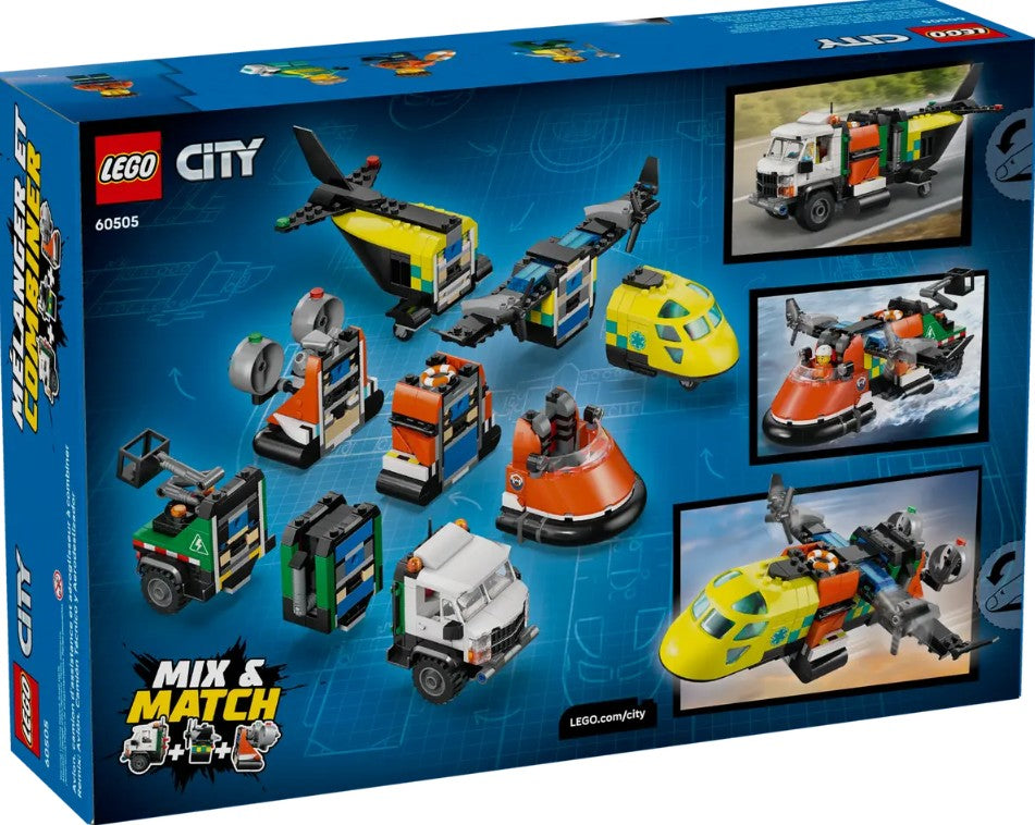 Lego Airplane, Service Truck & Hovercraft Remix |  | Safari Ltd®