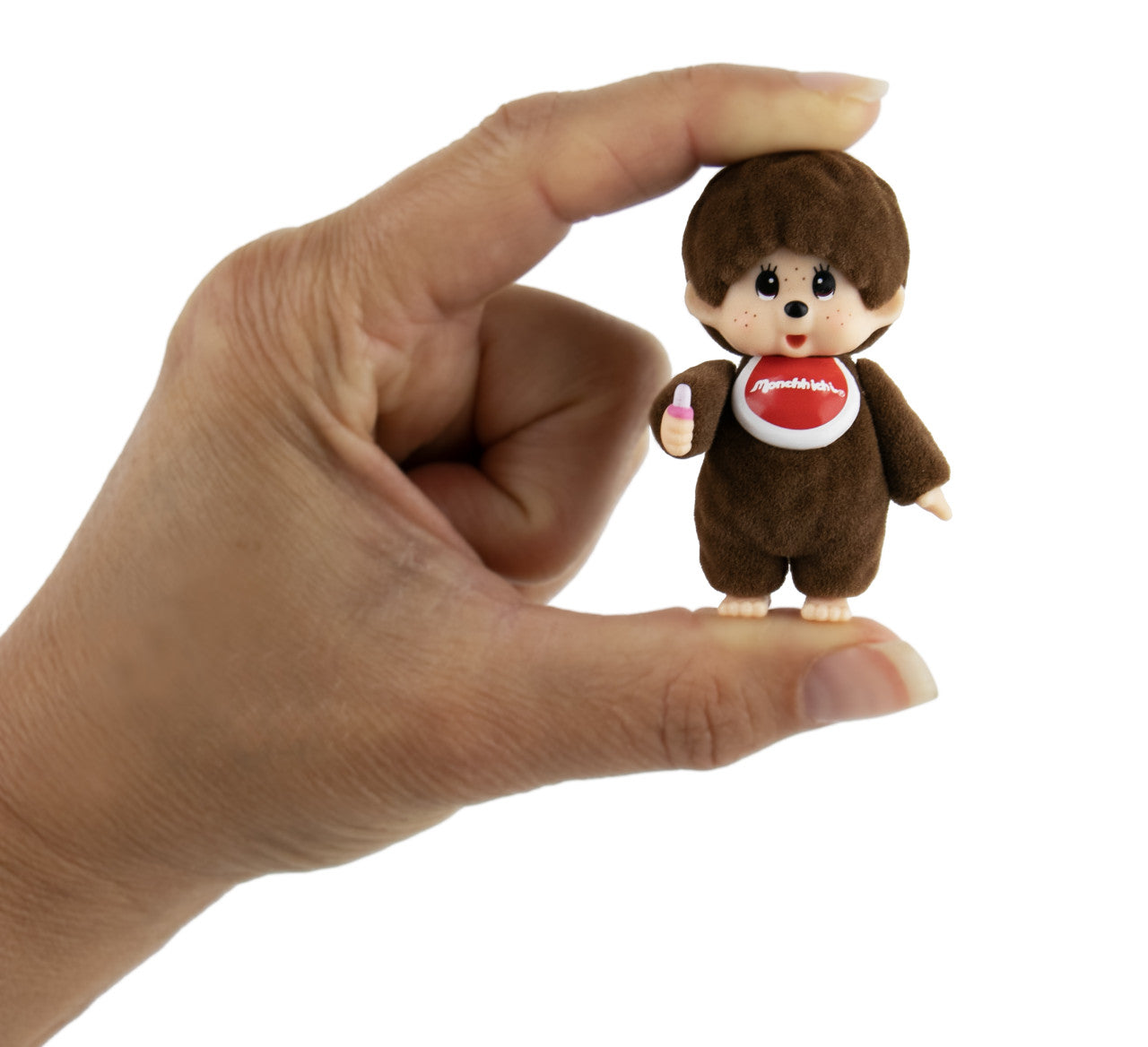 World's Smallest Monchhichi "Plush" Soft Flocked Figure