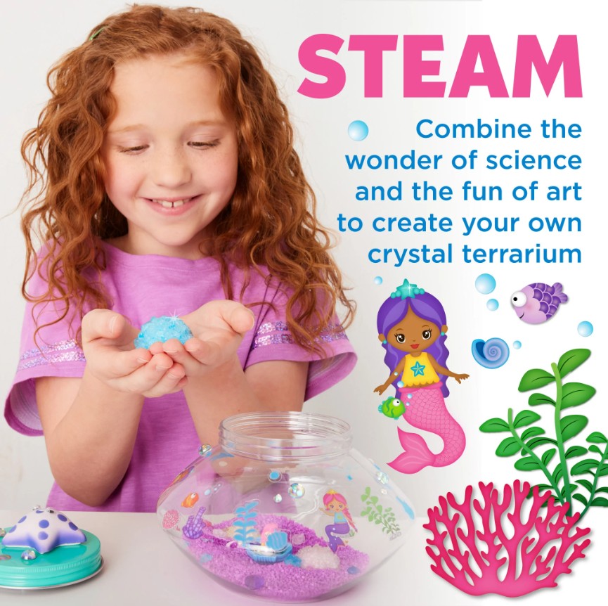 Crystal Mermaid Terrarium |  | Safari Ltd®