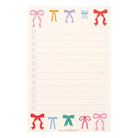 Coquette Bows To Do List Notepad