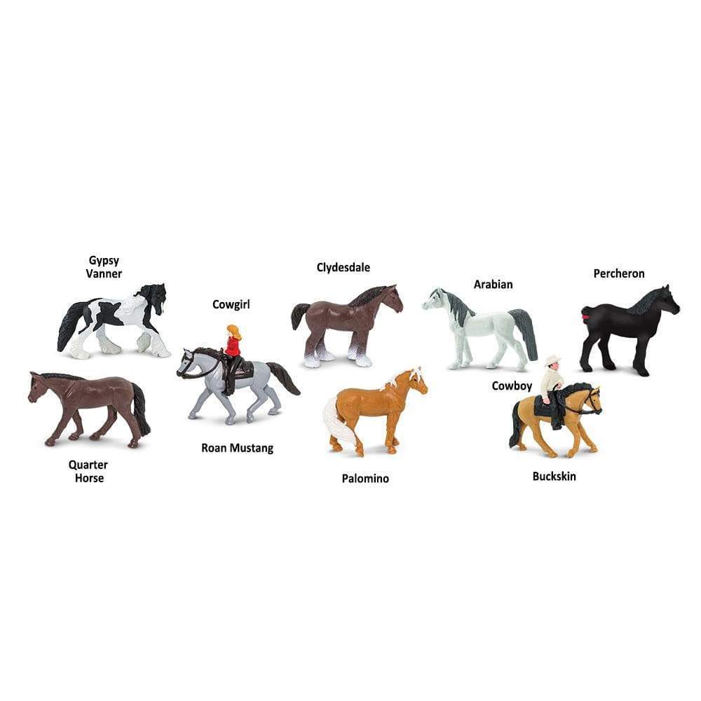 Horses & Riders TOOB® | TOOBS® - Mini Toys | Safari Ltd®