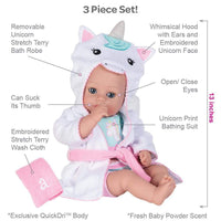 BathTime Baby - Unicorn |  | Safari Ltd®