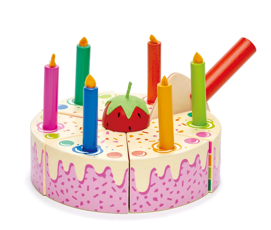 Rainbow Birthday Cake | Wooden Toy | Safari Ltd®