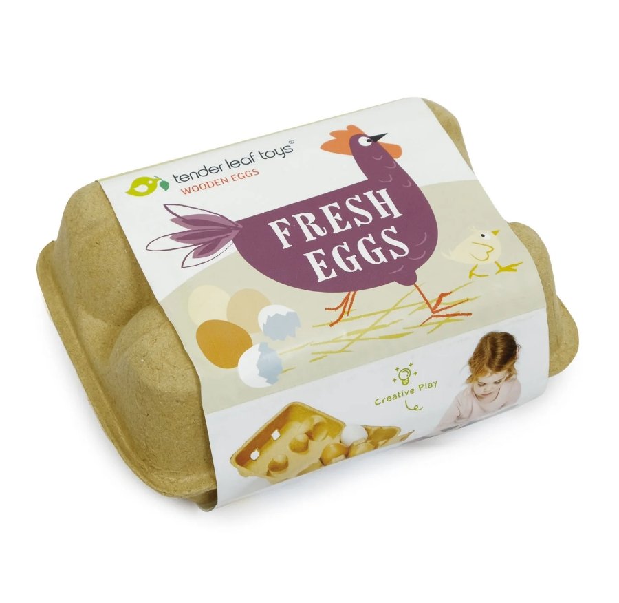 Tender Leaf Toys Wooden Eggs
