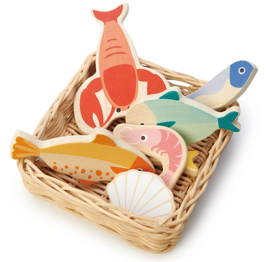Tender Leaf Toys Seafood Basket