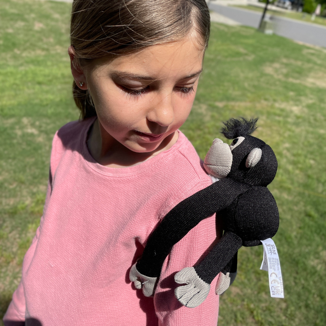 Jane's Greybeard the Chimpanzee - Mini Plush Toy | Safari Ltd® Jane's Greybeard the Chimpanzee - Mini Plush Toy | Safari Ltd®