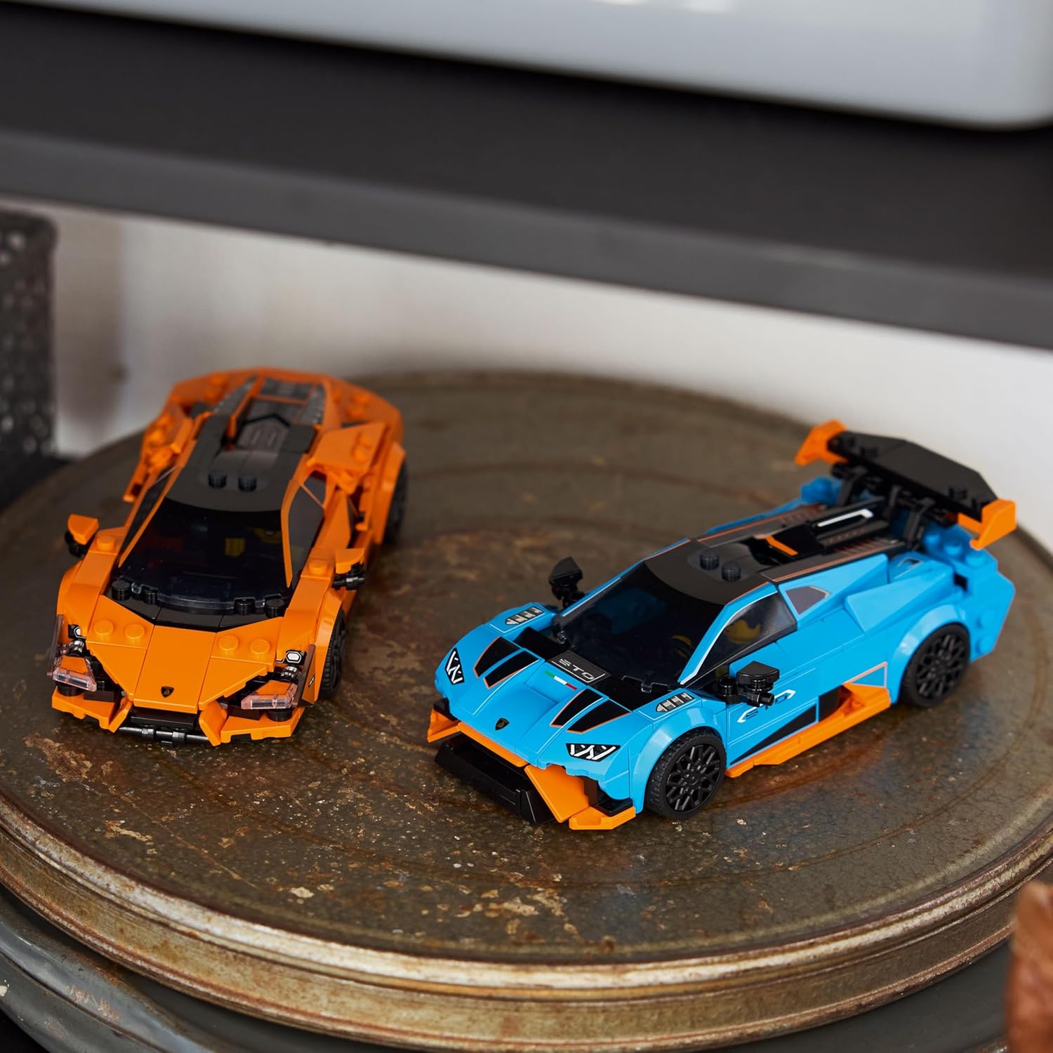 LEGO Speed Champions Champions Lamborghini Revuelto & Huracán STO Car Building Toy Set 77238