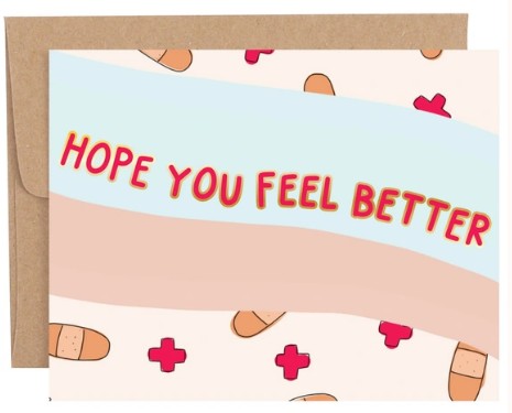 Feel Better Sympathy Get Well Greeting Card |  | Safari Ltd®