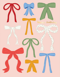 Callie Danielle Coquette Bows Birthday Card |  | Safari Ltd®