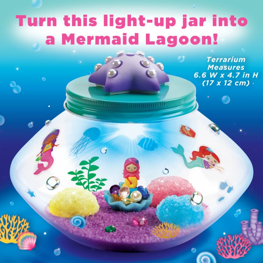 Crystal Mermaid Terrarium |  | Safari Ltd®