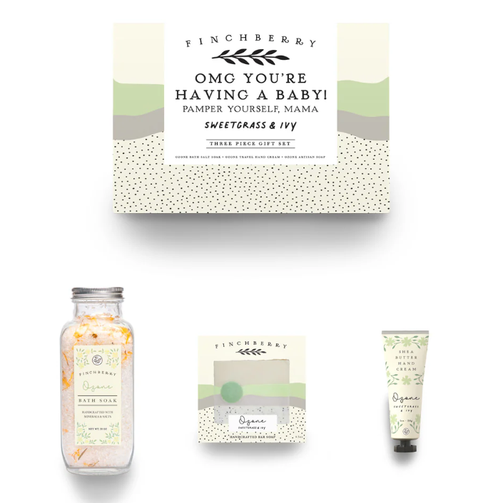 OMG You're Having A Baby 3 Pc Baby Shower Gift Set for Moms