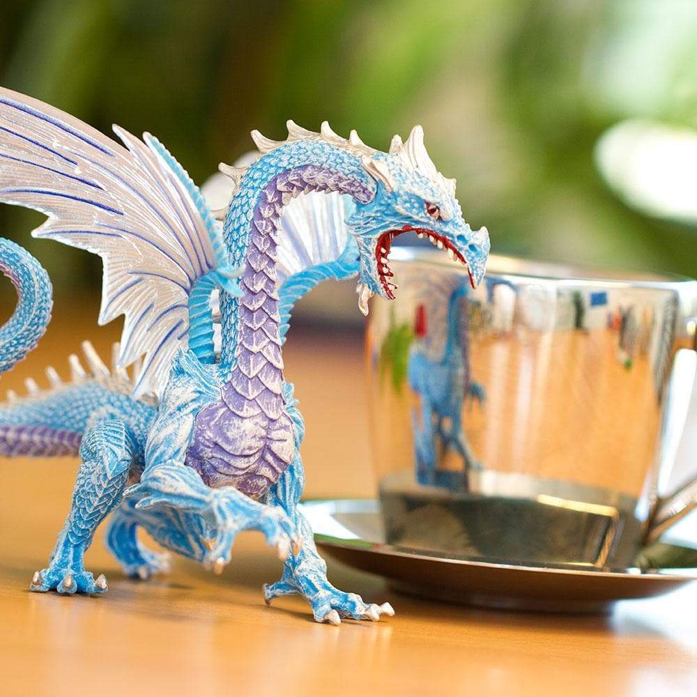 Ice Dragon Toy Figurine | Fantasy Dragon Model by Safari Ltd