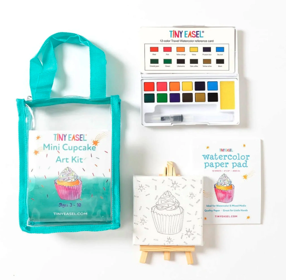 Tiny Easel Mini Cupcake Art Kit