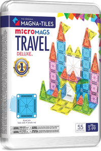Magna-Tiles microMAGS 55 Pc Deluxe Travel Magnetic Building Set |  | Safari Ltd®