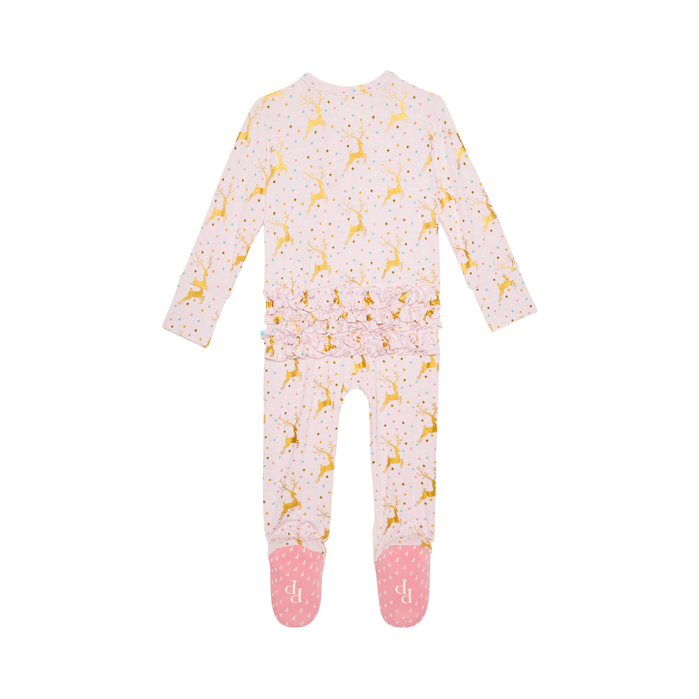 Ryleigh - Footie Ruffled Zippered One Piece |  | Safari Ltd®