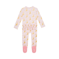Ryleigh - Footie Ruffled Zippered One Piece |  | Safari Ltd®