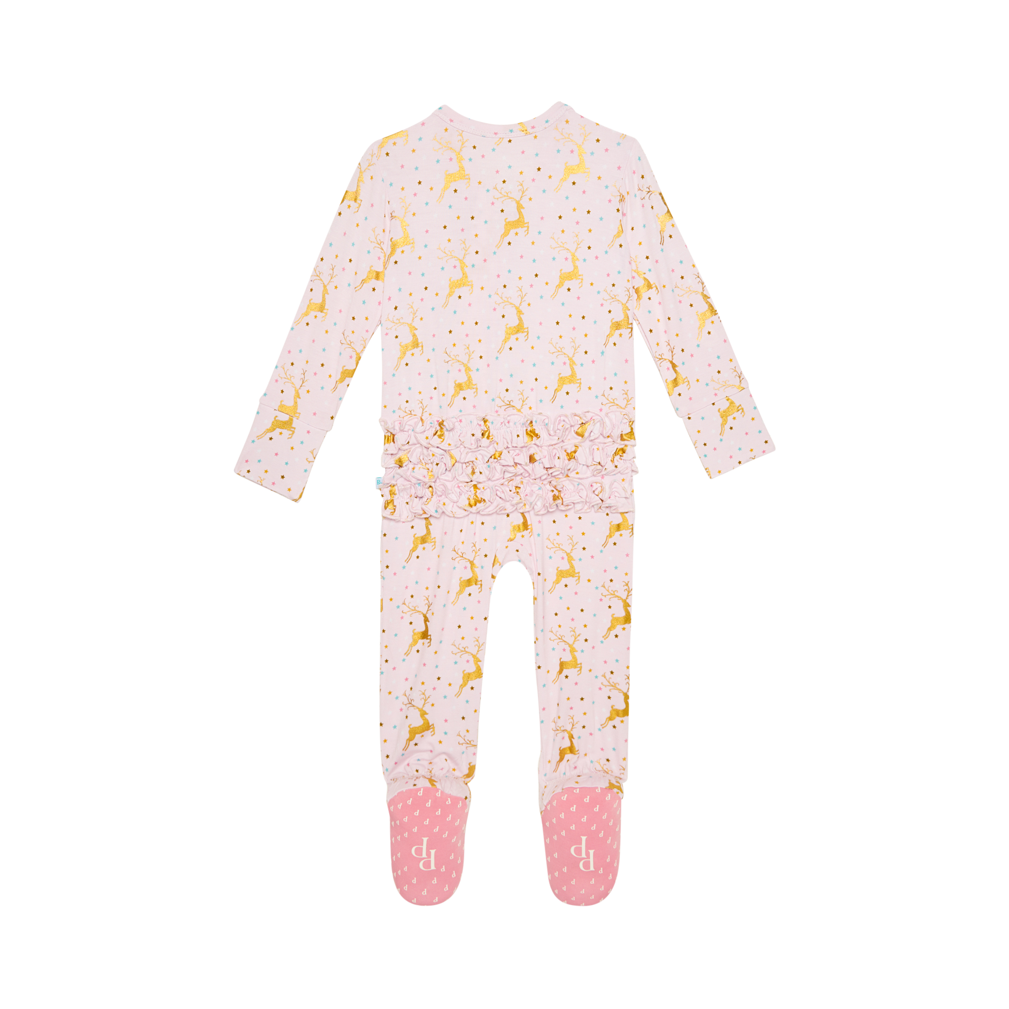 Ryleigh - Footie Ruffled Zippered One Piece |  | Safari Ltd®