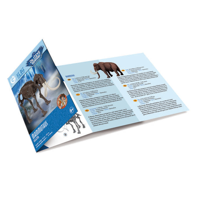 Dr. Steve Hunters GEOWorld Ice Age Dig Woolly Mammoth Mammthus Excavation Kit - 12 pieces |  | Safari Ltd®