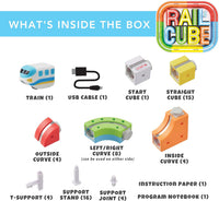 RAIL CUBE Magnetic Monorail 32 Piece Starter Set |  | Safari Ltd®