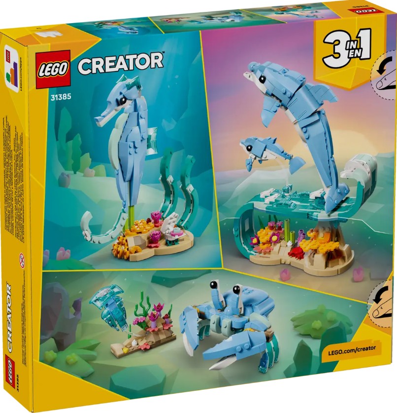 Lego Sea Animals: Beautiful Dolphins 3-in-1 |  | Safari Ltd®