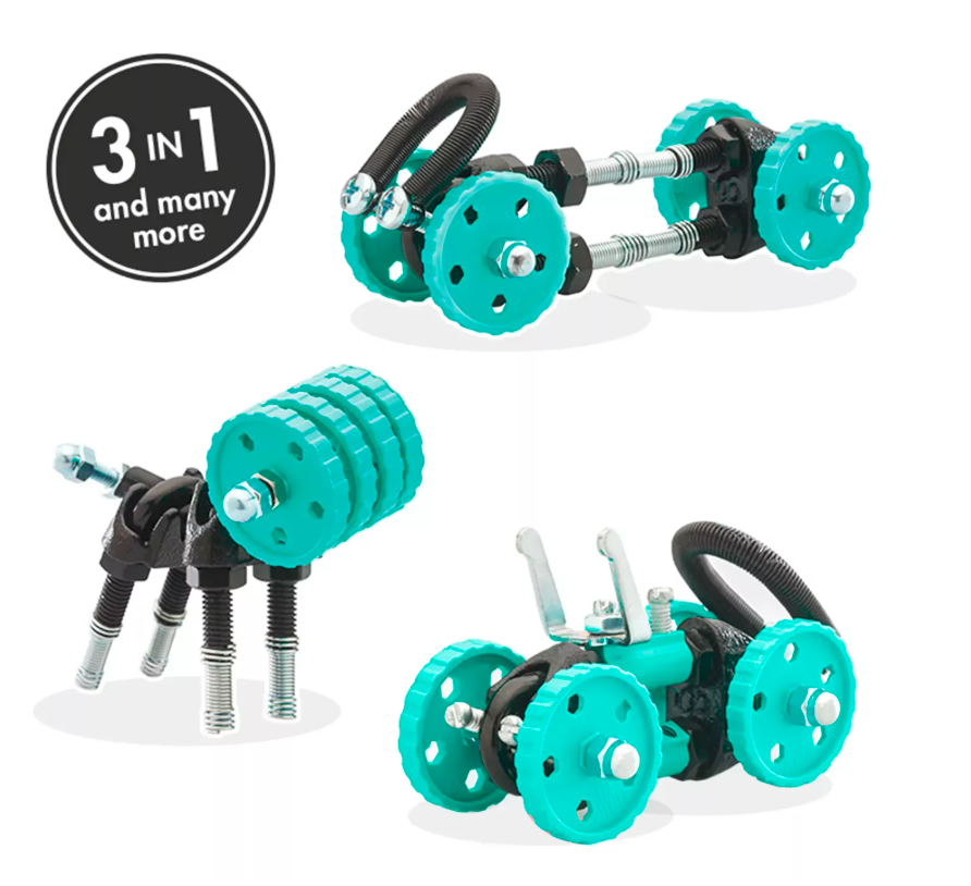 The Off Bits BUGGYBIT Build-it-Yourself 3-in-1 Vehicle Kit - Green