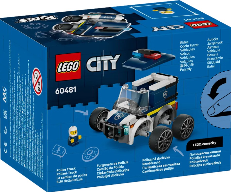 Lego Rides – Police Truck |  | Safari Ltd®