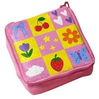 Checkered Needlepoint Bag Kit