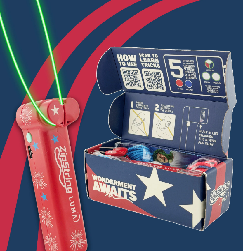 ZipString Luma Stars and Stripes |  | Safari Ltd®