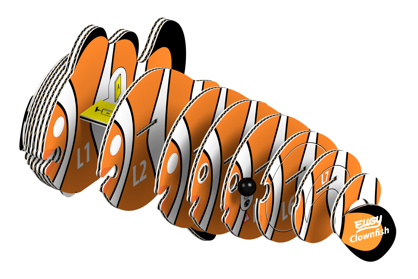 EUGY Clownfish 3D Puzzle | Eugy | Safari Ltd®