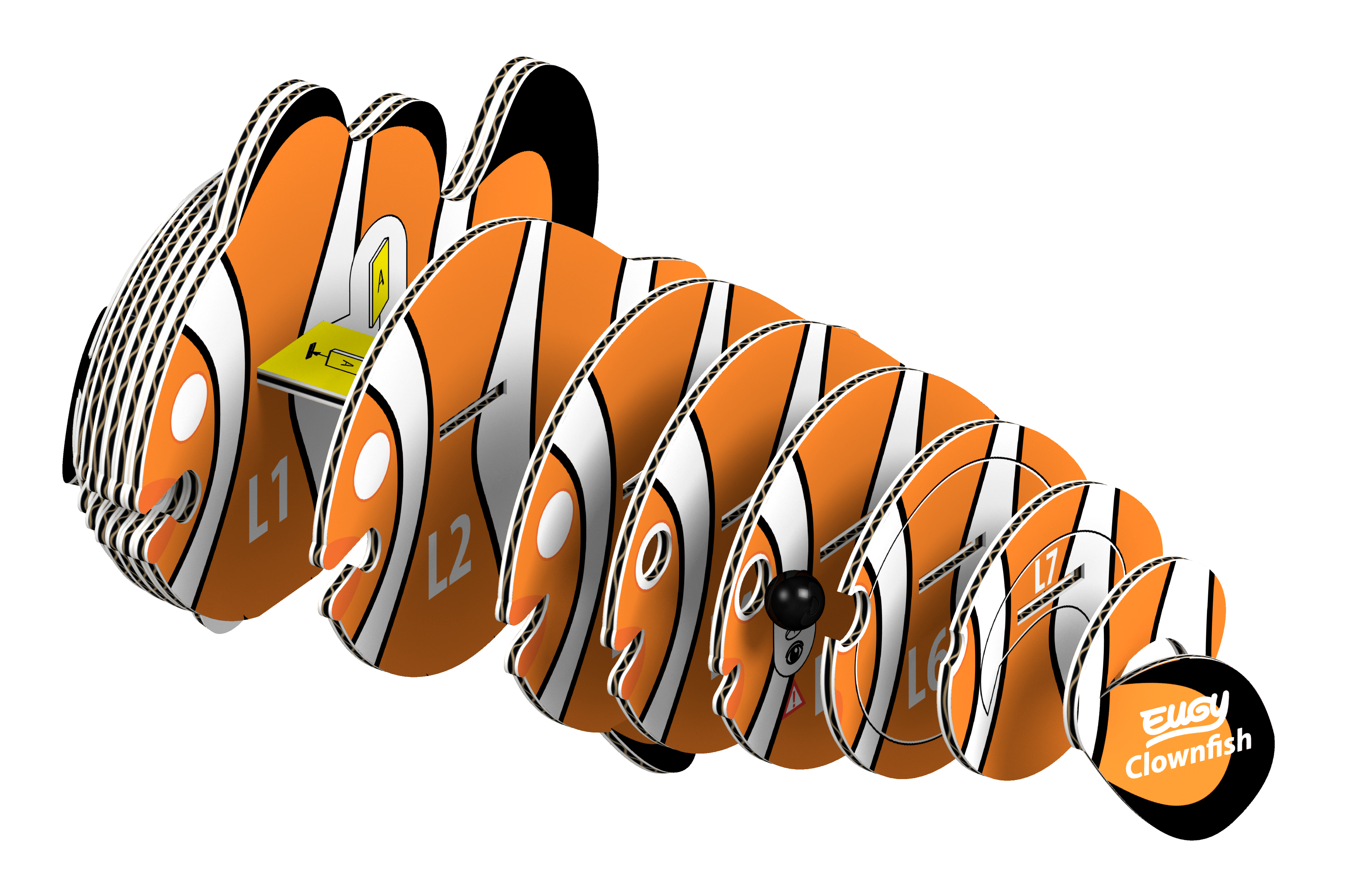 EUGY Clownfish 3D Puzzle | Eugy | Safari Ltd®