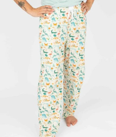 Explore Florida Souvenir Bamboo Adult Pajamas Lounge Pants M |  | Safari Ltd®