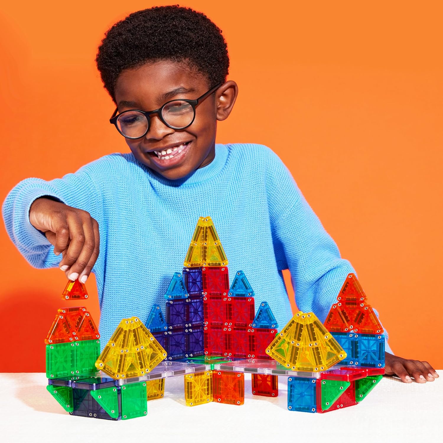 Magna-Tiles 70 Pc microMAGS Deluxe Magnetic Building Set |  | Safari Ltd®