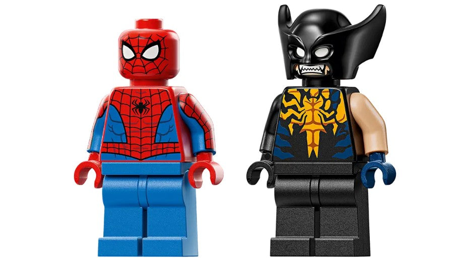 Lego Spider-Man Car vs. Venomized Wolverine | Safari Ltd®