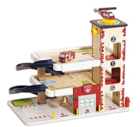 LeToyVan Fire & Rescue Wooden Garage
