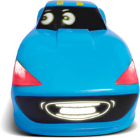 Animat3d Talking Animated RC Race Car with Built-in Projector & Speaker - BLUE