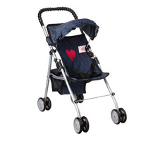 New York Doll My First Doll Stroller Denim