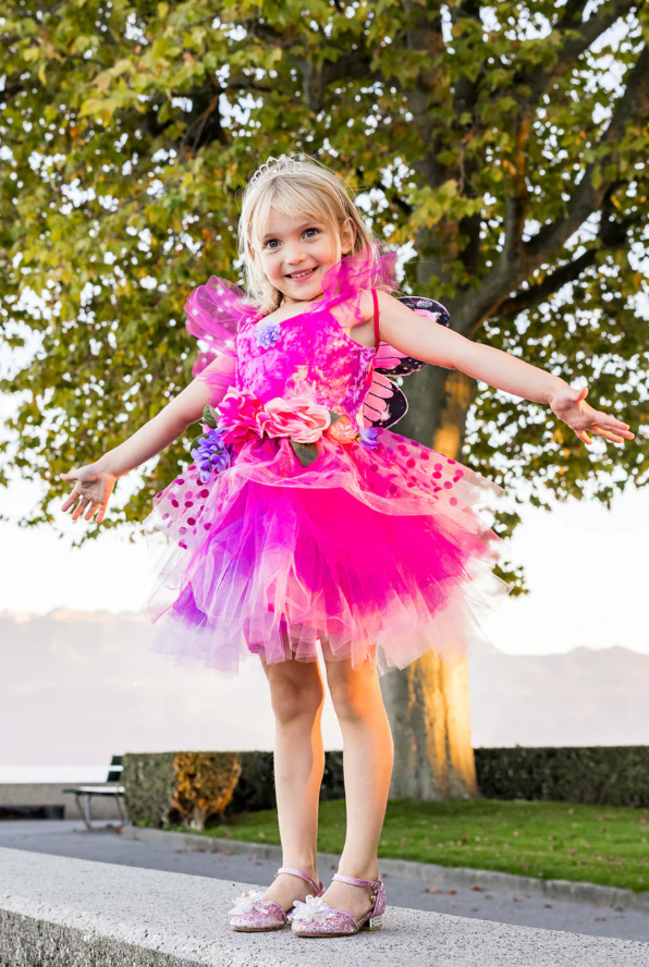 Great Pretenders Fairy Blooms Deluxe Pink Dress & Wings (Size 5-6) |  | Safari Ltd®