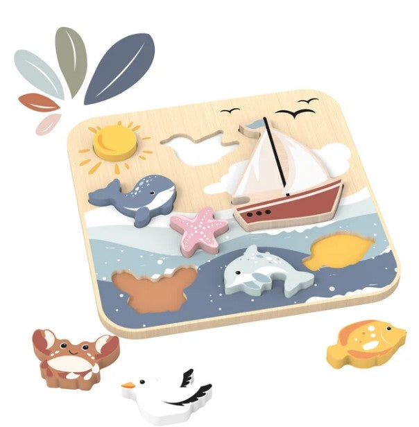 Speedy Monkey Jumbo Ocean Chunky Puzzle