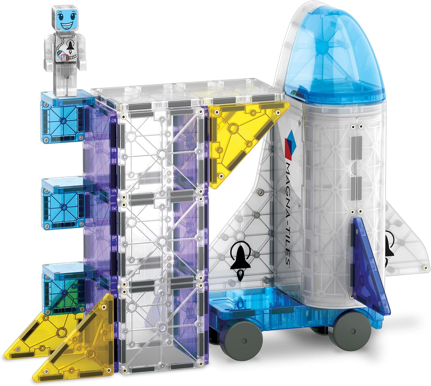 Magna-Tiles Space 32 Pc Magnetic Building Set |  | Safari Ltd®