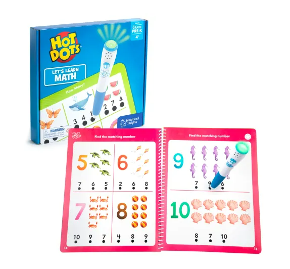 Hot Dots Let's Learn Pre-K Math