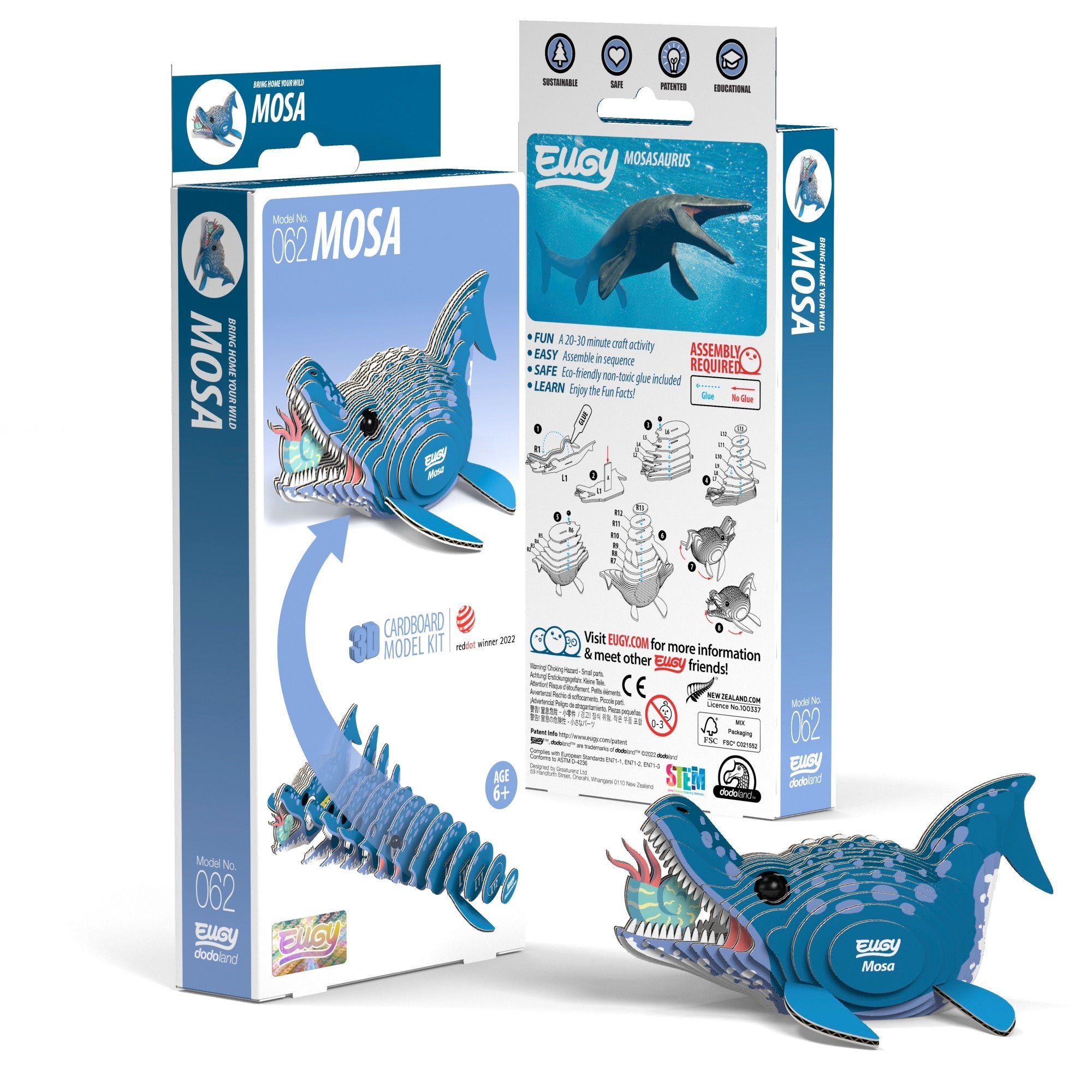 EUGY Mosa 3D Puzzle | Safari Ltd®