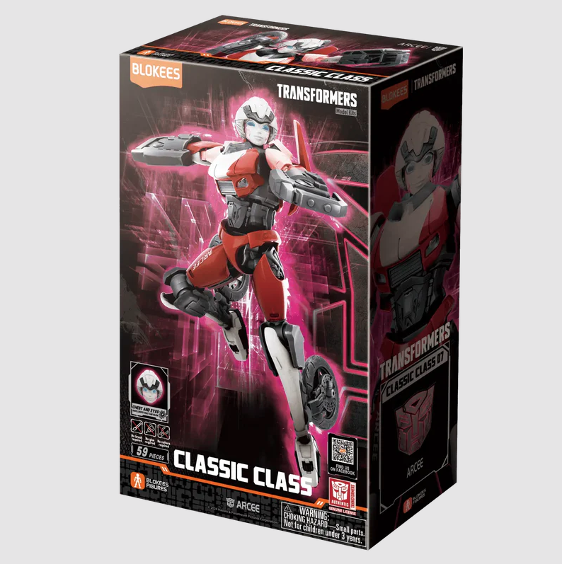 Blokees Transformers Classic Class 07 - Arcee Rise of the Beasts Figure Model Kit |  | Safari Ltd®