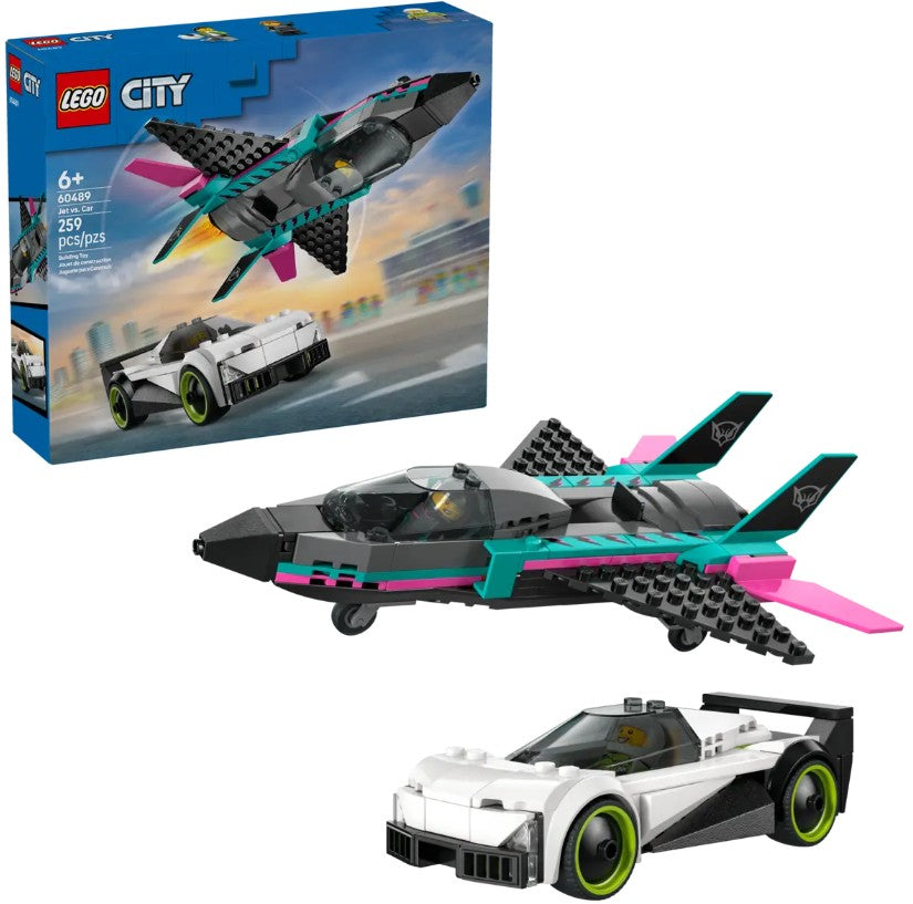 Lego Jet vs. Car |  | Safari Ltd®