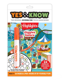 Yes & Know Invisible Ink Trivia Game Books- Giggles Galore