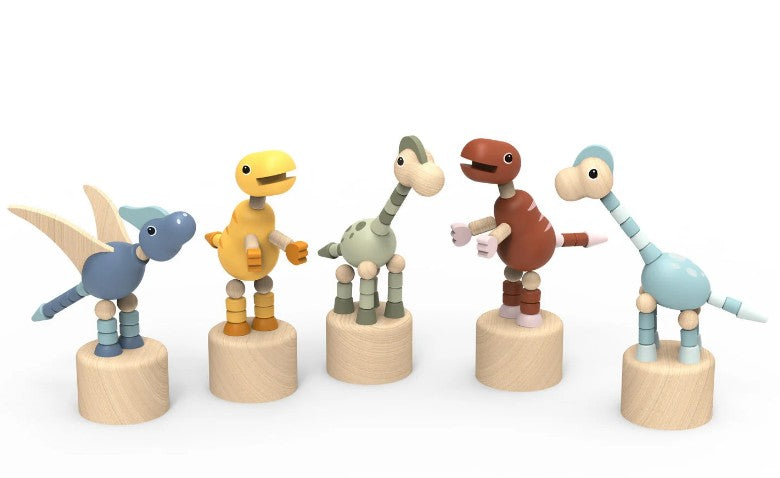 Speedy Monkey Dinosaur Pushing Puppet