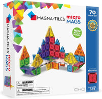 Magna-Tiles 70 Pc microMAGS Deluxe Magnetic Building Set |  | Safari Ltd®