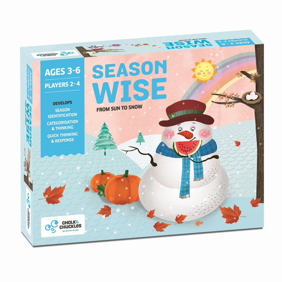 Chalk & Chuckles Season Wise Learning Game |  | Safari Ltd®