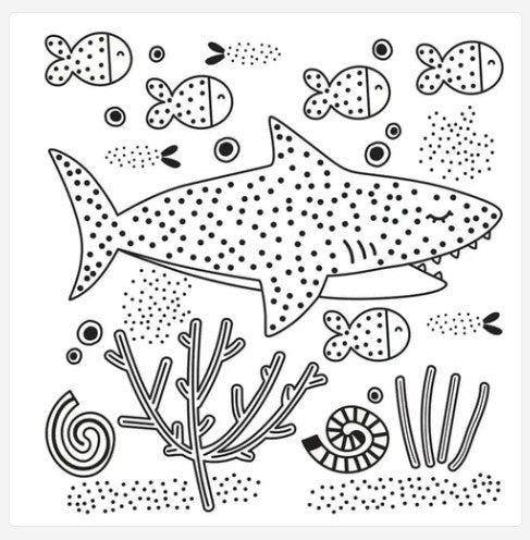 Painting Book - Paint Magic with Water: Oceans |  | Safari Ltd®