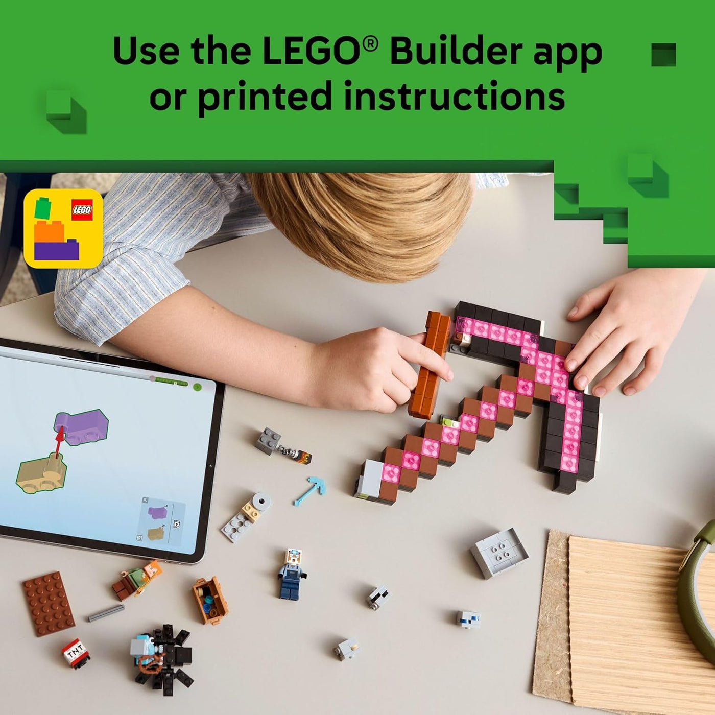 LEGO Minecraft - The Pickaxe Mine Building Toy Set 21277